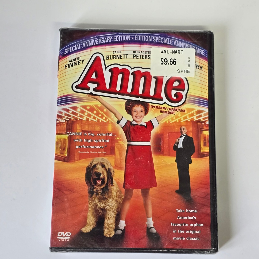 Annie DVD Special Anniversary Edition 1982 Musical 2003 Release Family Genre